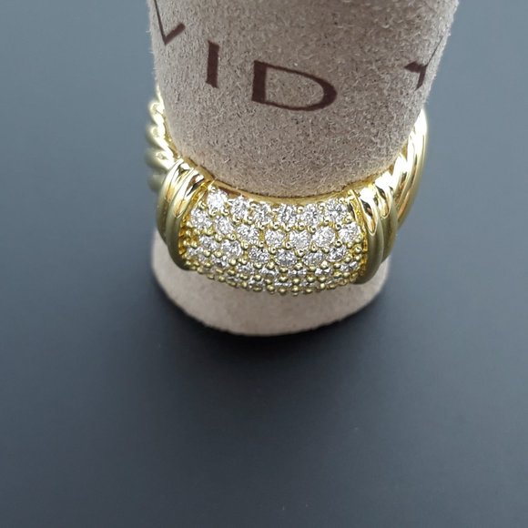 David Yurman Metro Ring 10mm wide - Picture 6 of 10